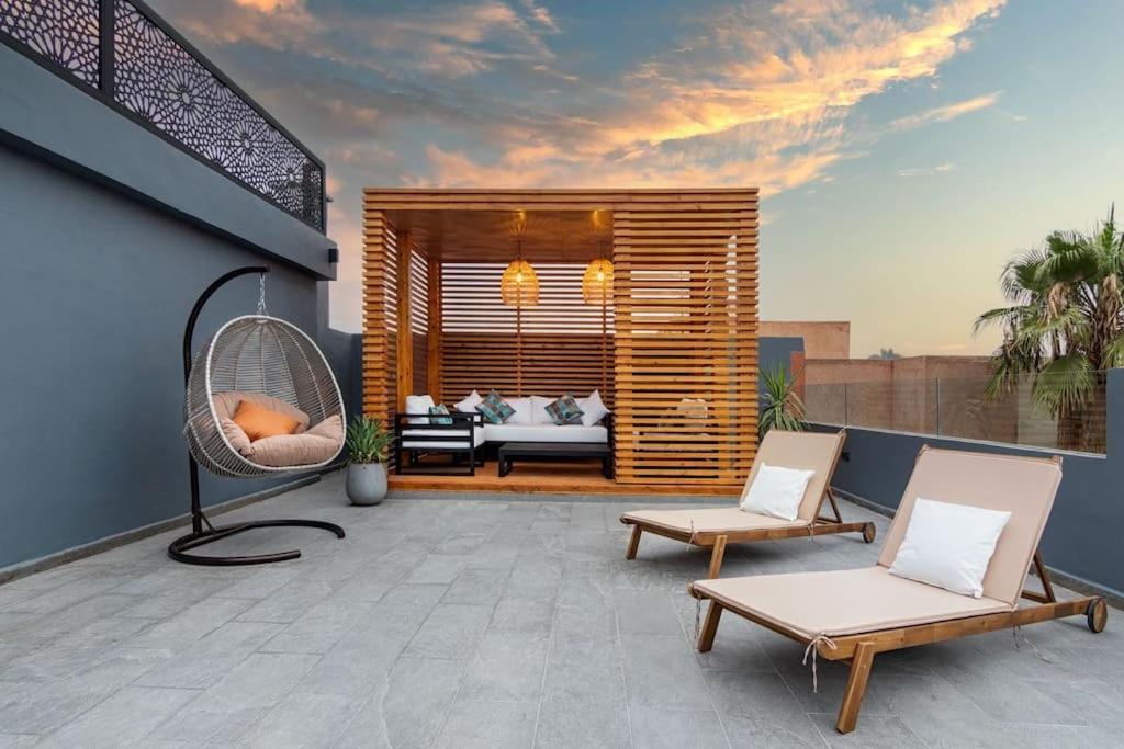 Appartement Cosy Au Coeur De Marrakech Avec Piscine Marrakesz Zewnętrze zdjęcie